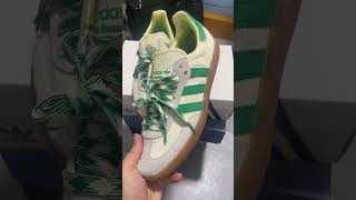 Adidas samba Wales Bonner Green TZE 40 Top chinawholesale adidassamba [upl. by Kcirdderf]