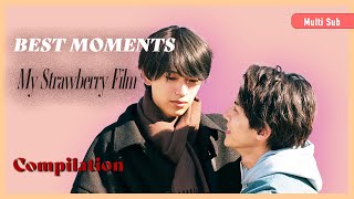 ENG SUB MULTI Special Clip Heart Thumping BL Moments from My Strawberry Film 🍓👬 [upl. by Genny]