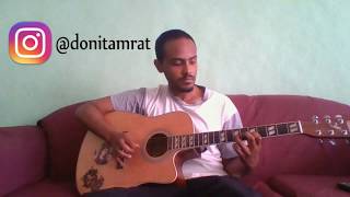 mesfin Abebe yazhillgn ketero ethiopian guitar cover by doni tamrattizta major scale [upl. by Ros]