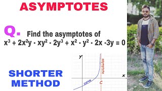 ASYMPTOTES SHORTER METHOD  PROBLEM 1 [upl. by Aifos]