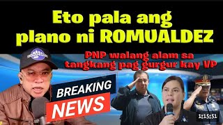 ETO PALA ANG PLANO NI ROMUALDEZ NO WALANG ALAM SA TANGKANG PAGGURGUR KAY VP SARA  News and Update [upl. by Ahsilaf]