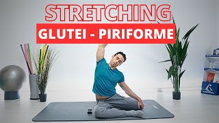 Esercizi di STRETCHING anca e bacino glutei piriforme adduttori Sessione completa [upl. by Annekam]