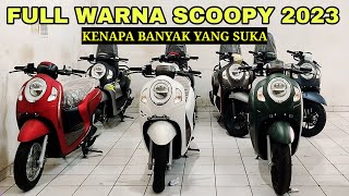 SCOOPY 2023 TERBARU FULL VARIAN WARNA DAN TYPE COCOK BUAT KALIAN🔥 [upl. by Enyluqcaj]