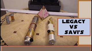 Legacy Lightsaber VS Savis Lightsaber [upl. by Zacarias]