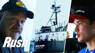 Captain Keith Colburn Brings His Son Aboard The Wizard For Mentoring  Deadliest Catch [upl. by Allesor]