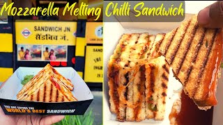 Mozzarella Melting Sandwich  Sandwich Junction  Best Mozzarella Cheese Sandwich  IBC24 Food [upl. by Yelsgnik]