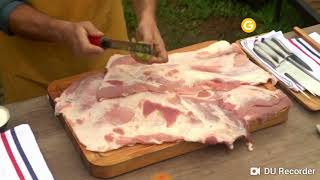 Maestros del asado temporada 2 cap 10  Matambre a la fugazzeta y matambre de cerdo [upl. by Drwde]