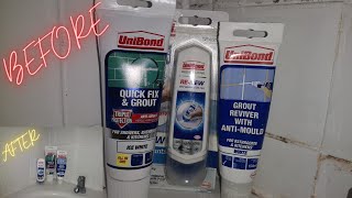 HOW TO whiten tile groutDIYcheap and easyunibond [upl. by Aral]