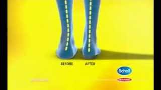 Scholl Orthaheel to relieve heel ankle knee and lower back pain [upl. by Akerdal]