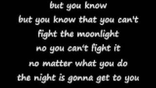 cant fight the moonlight with lyrics [upl. by Rekoob134]