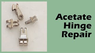 Effortless Double Hinge Repair for Acetate Frames [upl. by Airbas]