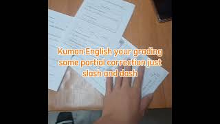 Kumon English grading [upl. by Eirrem]