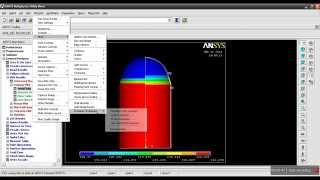 Analysis of Pressure Vessel Ansys 100 [upl. by Olivero359]