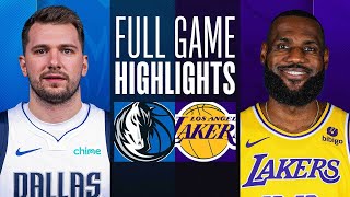 MAVERICKS at LAKERS  FULL GAME HIGHLIGHTS  November 22 2023 [upl. by Adelice]