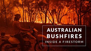 Australian Bushfires  Raw Footage from inside a Firestorm [upl. by Lledniw]