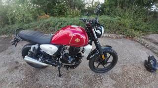 AJS Bilston 125cc First Look And Walk Around [upl. by Eetnahs]