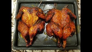 SPATCHCOCKED CHICKEN ON PBC  PBC CHICKEN  PIT BARREL COOKER [upl. by Teragramyram]