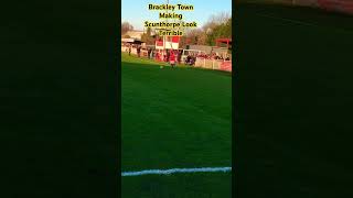 Great Passing From Brackley Town To Make Scunthorpe Town Look like no one football soccer shorts [upl. by Yelsnya]