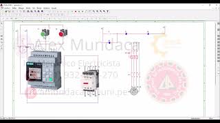 INGENIERO ALEX MUNDACA EN LAS PRIMERAS CLASES DE AUTOMATIZACIÓN ARRANQUE DIRECTO DE MOTOR CON PLC [upl. by Alaikim]