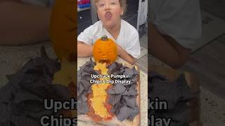 Pumpkin Upchuck Chips amp Dip halloweenparty halloween foodart easyrecipe [upl. by Nommad334]