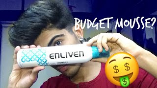 ENLIVEN New Hair Mousse Product Review  Mens Hairstyle [upl. by Ardnaiek]