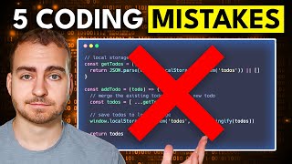 5 Nooby Coding Mistakes You NEED To Avoid [upl. by Enamrahc]