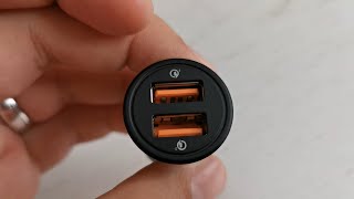 ⚡ AINOPE Dual USB mini car charger 1224V  review teardown and repair [upl. by Nnylecoj]