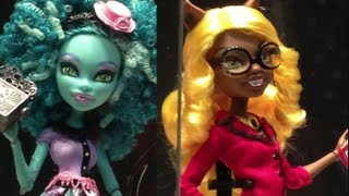 Honey Swamp and Clawdia Wolf New Monster High Characters [upl. by Sandra]