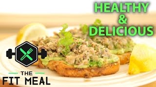 Alton Browns Delicious Avocado Sardine Toast Healthy [upl. by Eilsew]