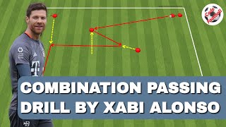 Combination passing drill by Xabi Alonso [upl. by Toni326]