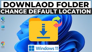 How to Change Default Download Location in Windows 11 2024 [upl. by Anwadal]