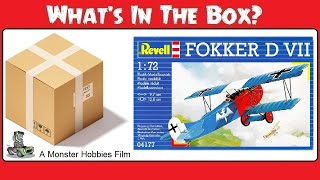 Whats In The box The 172 scale Fokker DVII Plastic Model Kit By Revell  A Model Kit Unboxing [upl. by Ferne]