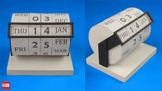 How to Make a Wooden Calendar  Diy desk Calendar from wood [upl. by Tedric]