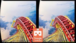 3D Roller Coasters S VR Videos 3D SBS Google Cardboard VR Experience VR Box Virtual Reality Video [upl. by Archy638]