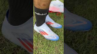 Fitting the new adidas F50 elite laceless version skony7 football adidasfootball adidasthailand [upl. by Nemracledairam]