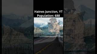 Random Canadian towns Hanes Junction YT shorts shortsfeed canada [upl. by Tannenbaum835]