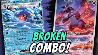 Garchomp ex has CRAZY Potential Big Knockouts Paradox Rift Decklist PTCGL [upl. by Cacilia233]