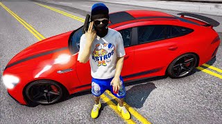 Stealing a Hellcat from Compton Crips in GTA 5 RP [upl. by Ayna]