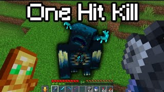 One Hitting Every Boss in Survival Minecraft Pe [upl. by Dorin]