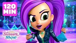 Zeta Becomes a Powerful Sorceress w Shimmer amp Shine  120 Minutes Compilation  Shimmer and Shine [upl. by Auqinaj]