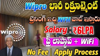 Latest Jobs In Telugu  Wipro WILP 2024  Wipro WILP Preparation Work From Home Jobs 2024Jobs 2024 [upl. by Yema]