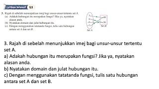 Latihan Intensif 11 No 3  Bab 1 Fungsi  11 Fungsi  Add Maths Form 4  Buku Teks Tingkatan 4 [upl. by Aehtorod]