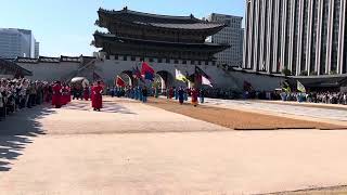 Gyeongbokgung Palace Changing of the Guard [upl. by Assadah590]