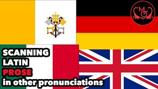 How to Pronounce Latin Prose Ecclesiastical German English Styles  De Latine Pronuntiando [upl. by Nally]