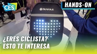 La mejor mochila para ciclistas en el CES2017 [upl. by Wong]