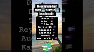 8 Reiseziele für deine Weltreise 🗺️ reisen reiseziele weltreise fyp [upl. by Ybsorc]