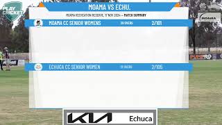 Moama CC Senior Womens v Echuca CC Senior Women [upl. by Rentschler]