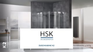 Duschkabine von HSK  Serie K2 [upl. by Lavotsirc]