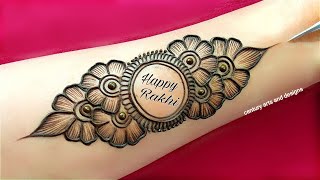 Rakshabandhan special front hand mehndi design  mehndi ka design  mehndi design  mehandi  mehndi [upl. by Nancy]