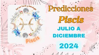 ♓Piscis Julio a Diciembre 2024 Independencia y riqueza económica🤩💲 🥂 [upl. by Ahcsat353]